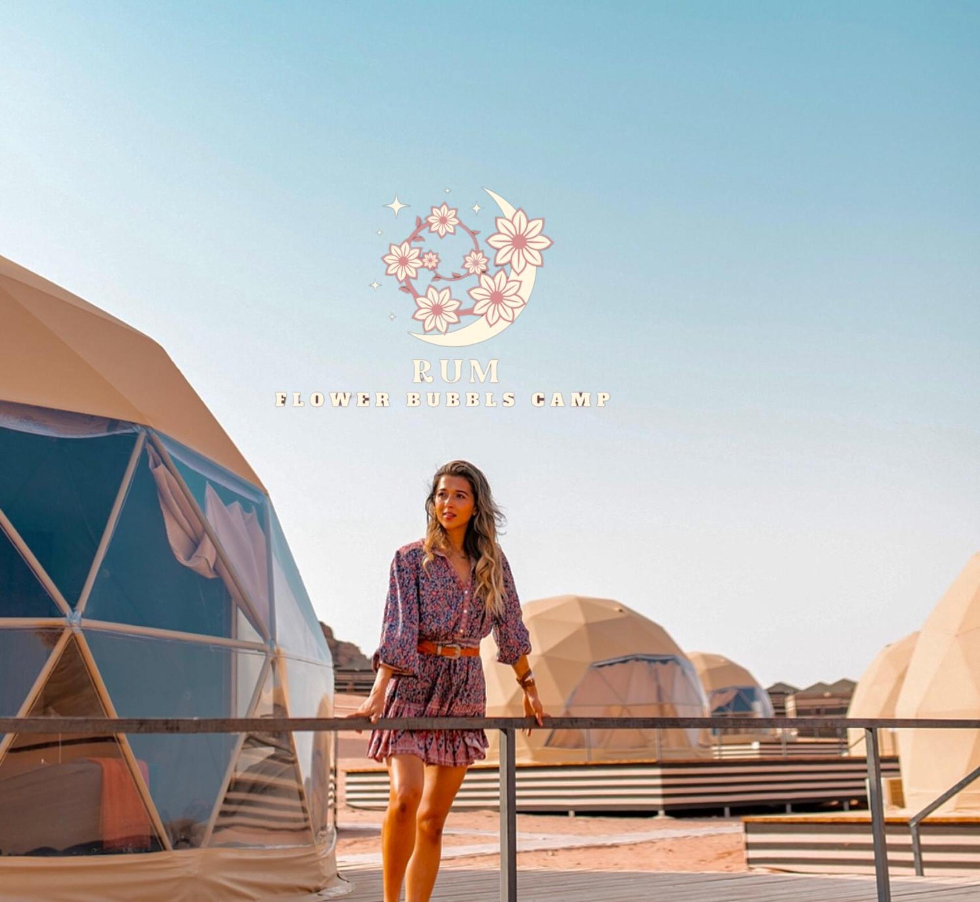 Rum Flower Bubbles Luxury Camp Rum vádi Kültér fotó