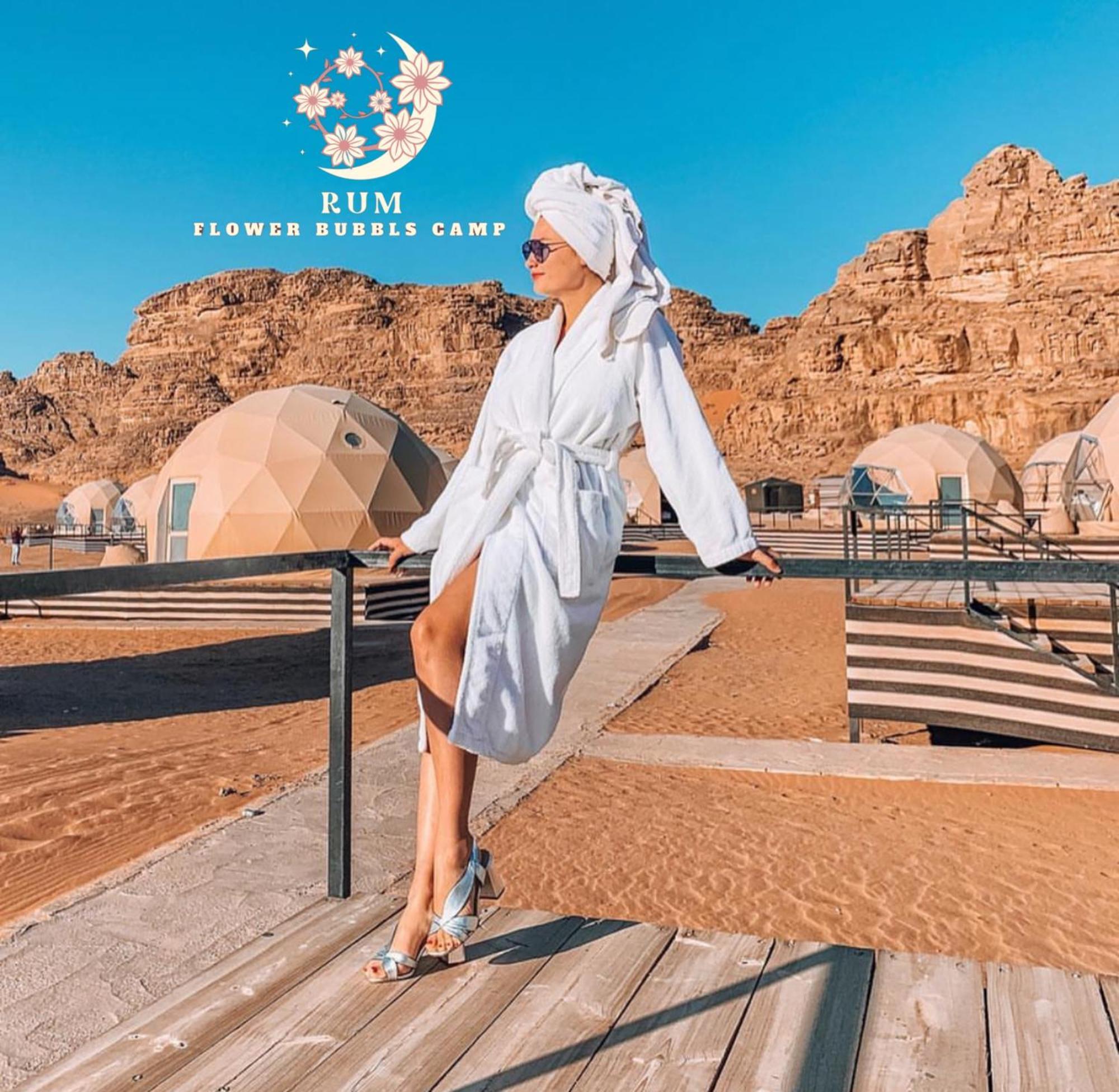 Rum Flower Bubbles Luxury Camp Rum vádi Kültér fotó