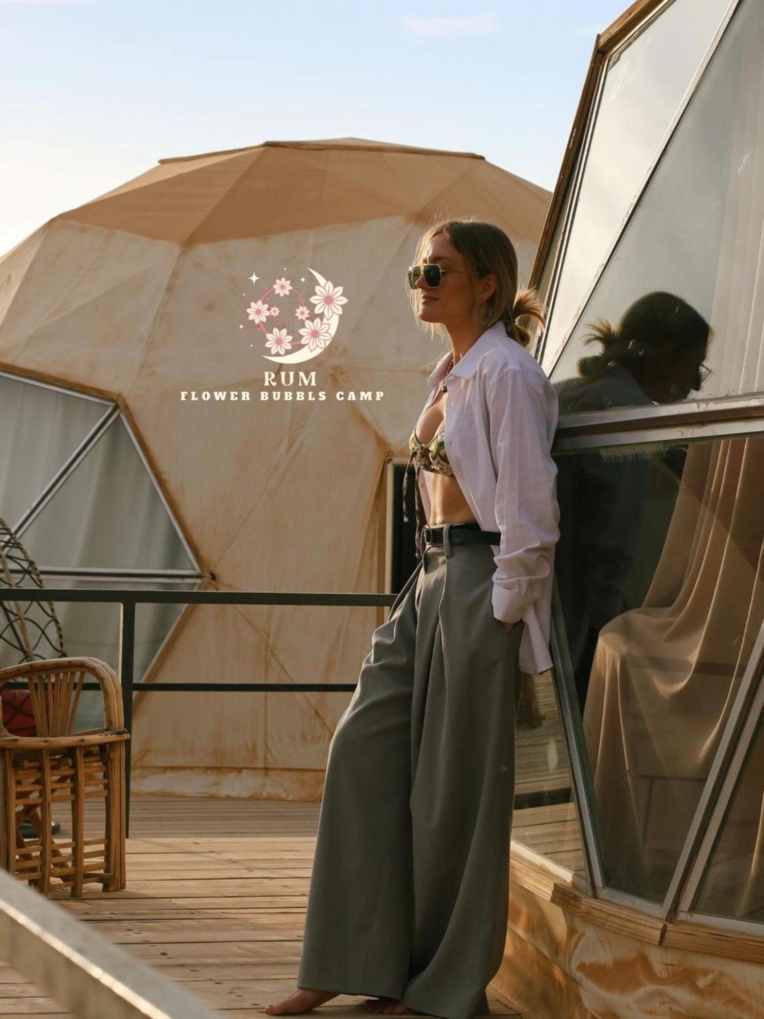 Rum Flower Bubbles Luxury Camp Rum vádi Kültér fotó