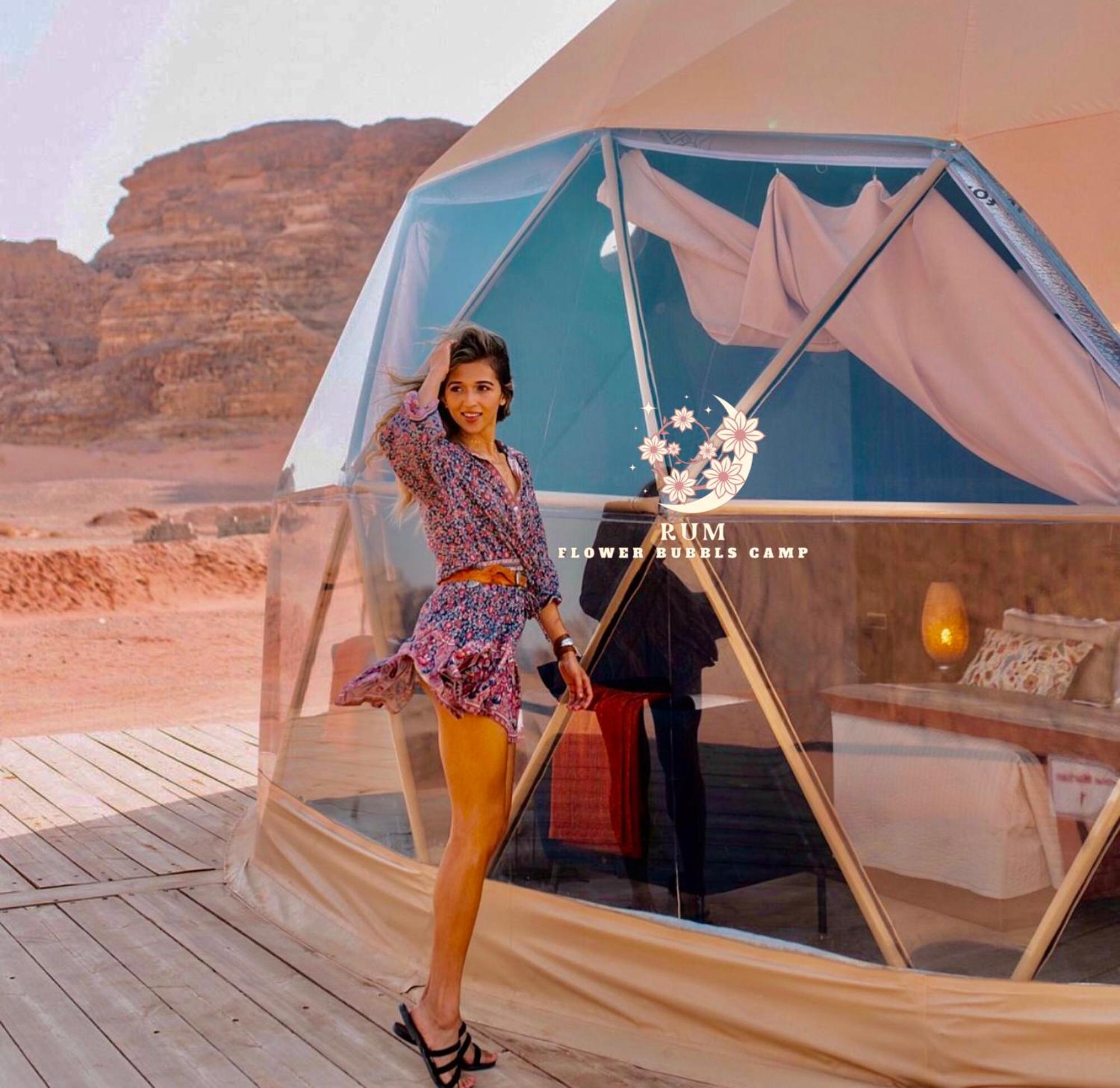 Rum Flower Bubbles Luxury Camp Rum vádi Kültér fotó