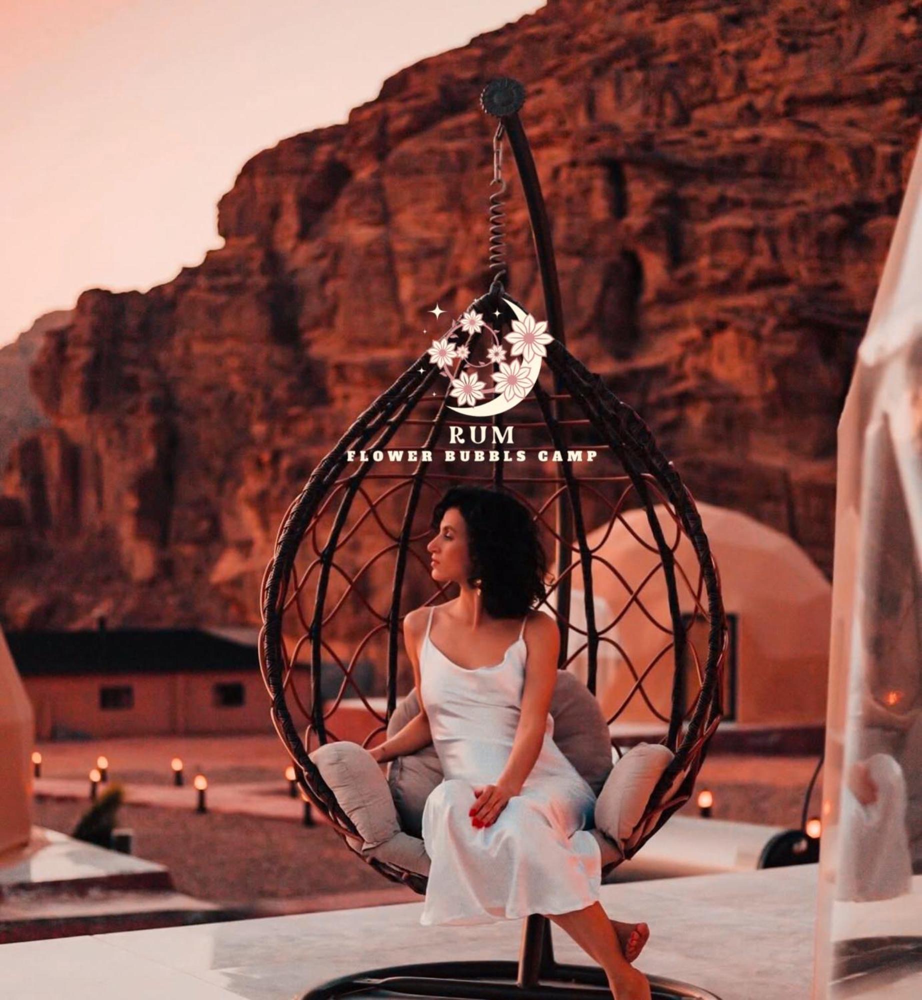 Rum Flower Bubbles Luxury Camp Rum vádi Kültér fotó